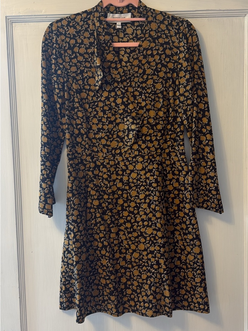 Derek Lam Floral Bell Sleeve Dress